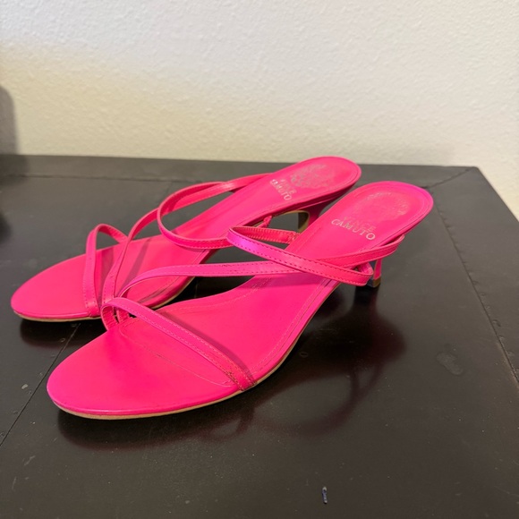 Vince Camuto Pink Kitten Heel Sz 9 - Picture 5 of 9
